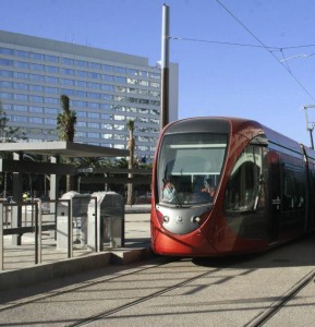 Citadis del tranvía de Casablanca en pruebas. Foto: Shiznuts.