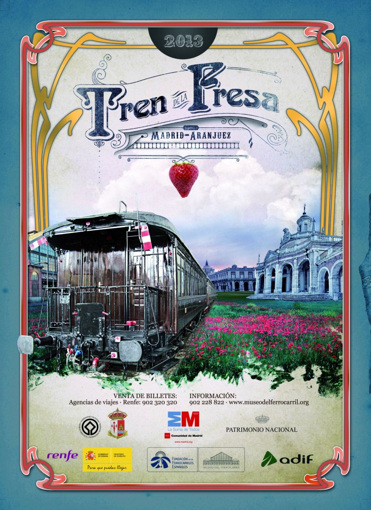 Cartel del Tren de la Fresa 2013