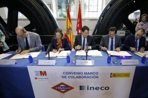 Ineco y Metro de Madrid firman un acuerdo para pujar conjuntamente por proyectos internacionales