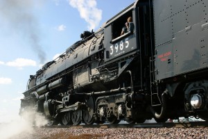 La locomotora de vapor UP 3985 "Challenger" es la más potente de todas las que hay en servicio. Foto: Mark Evans.