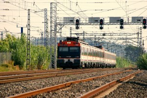 Tren de Renfe de la serie 470, similar al que se usa para el Tren Medieval 2014. Foto: Luis Zamora.