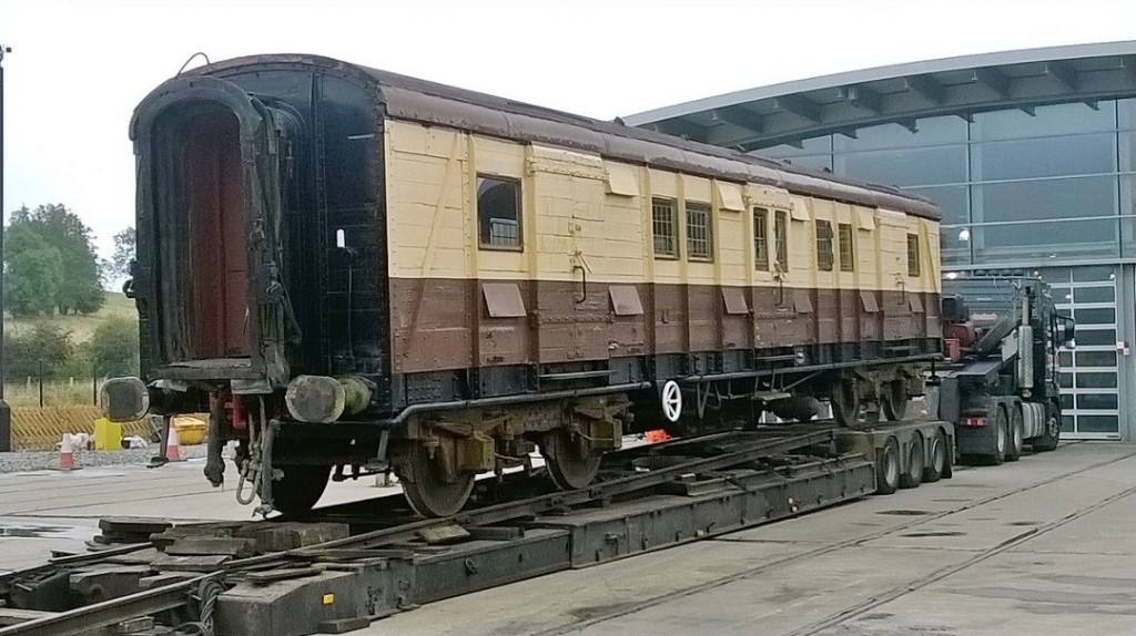 Fue la locomotora Winton Churchill la que remolcó este vagón, que transportaba los restos del ex primer ministro en enero de 1965.