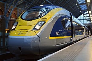 Imagen de la presentación oficial del nuevo Siemens e320 para Eurostar.