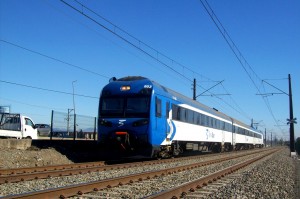 CAf se encargará del suministro de trenes para la conexión Ciudad de México-Toluca como ya ha hecho en otros lugares de latinoamérica. En imagen, uno de sus trenes en Chile