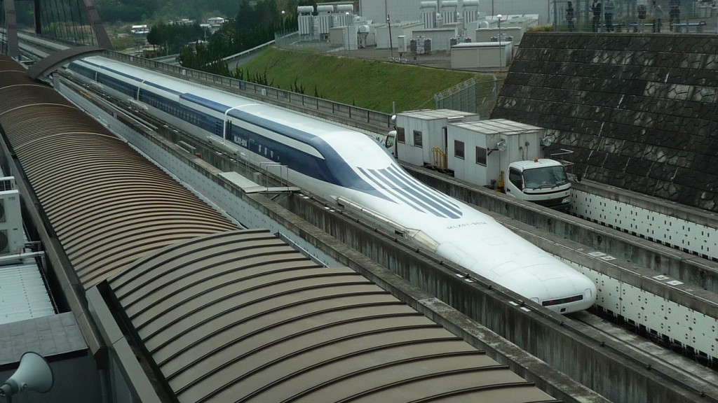 Se trata del primer contacto del tren bala maglev con los viajeros.