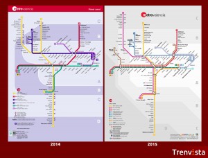 El antes y el después del metro de Valencia