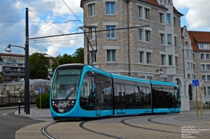 Los tranvías de CAF ya están presentes en otras ciudades francesas como Bresanon o.