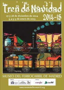 Cartel del Tren de la Navidad 2014