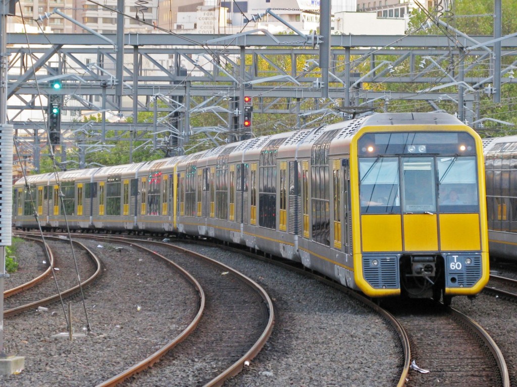 Tren de la serie Tangara de Sydney Trains llegando a la estación Central. Foto:  Stefano Campolo.