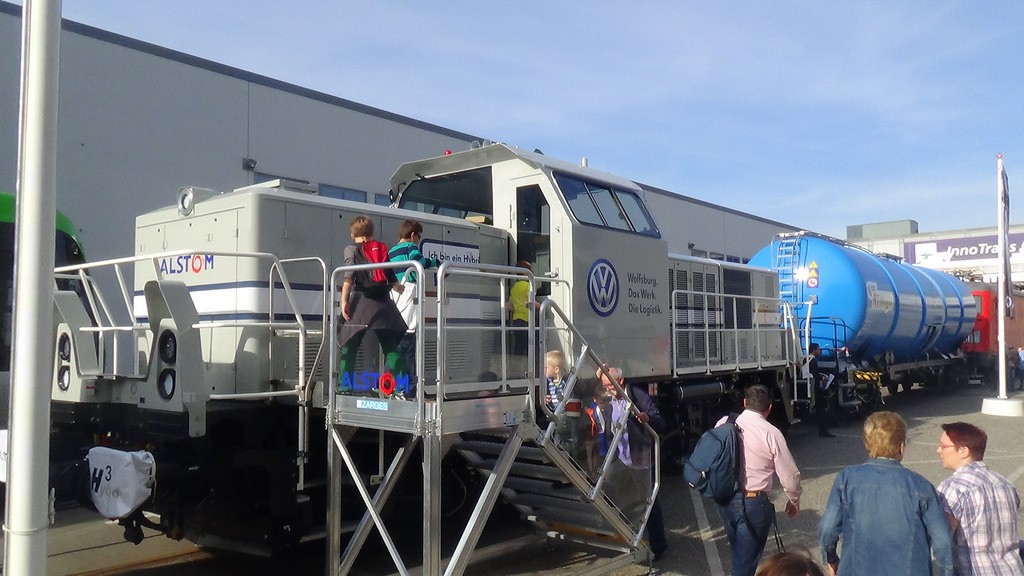 No es la primera vez que el Grupo Volkswagen pide a Alstom locomotoras híbridas H3. Foto: julienghien1.