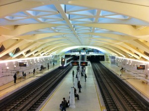 Las nuevas plataformas dotarán de mayor accesibilidad a la red de Metrovalencia. Foto: Carlos Beleña.