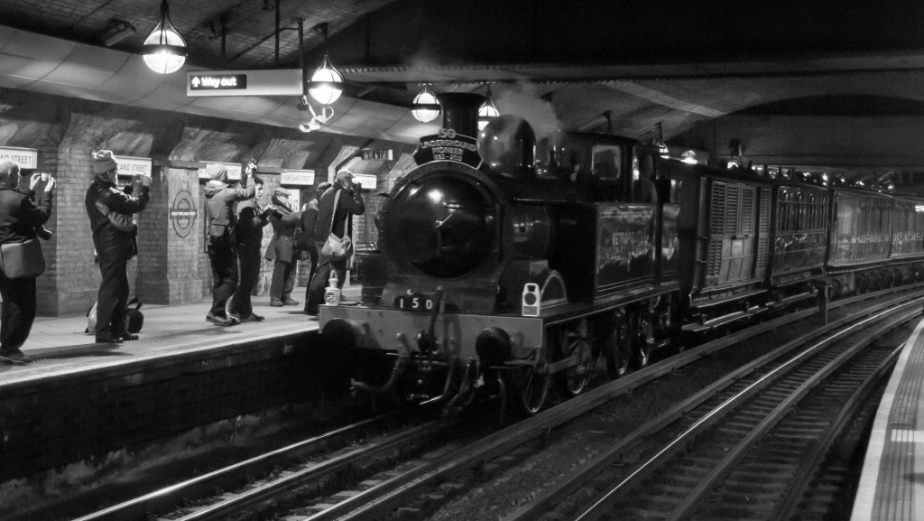 La locomotora Metropolitan 1, el mayor icono de los trenes históricos de metro. Foto: Ed Webster.