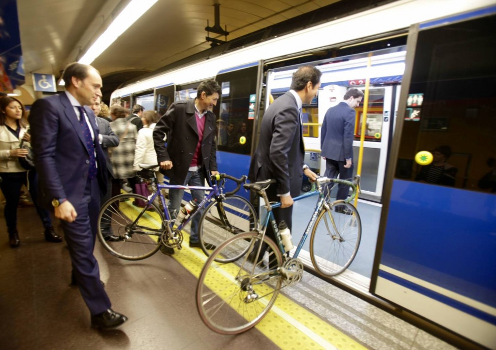 Más facilidades para las bicicletas en Metro de Madrid. Foto: Metro de Madrid.