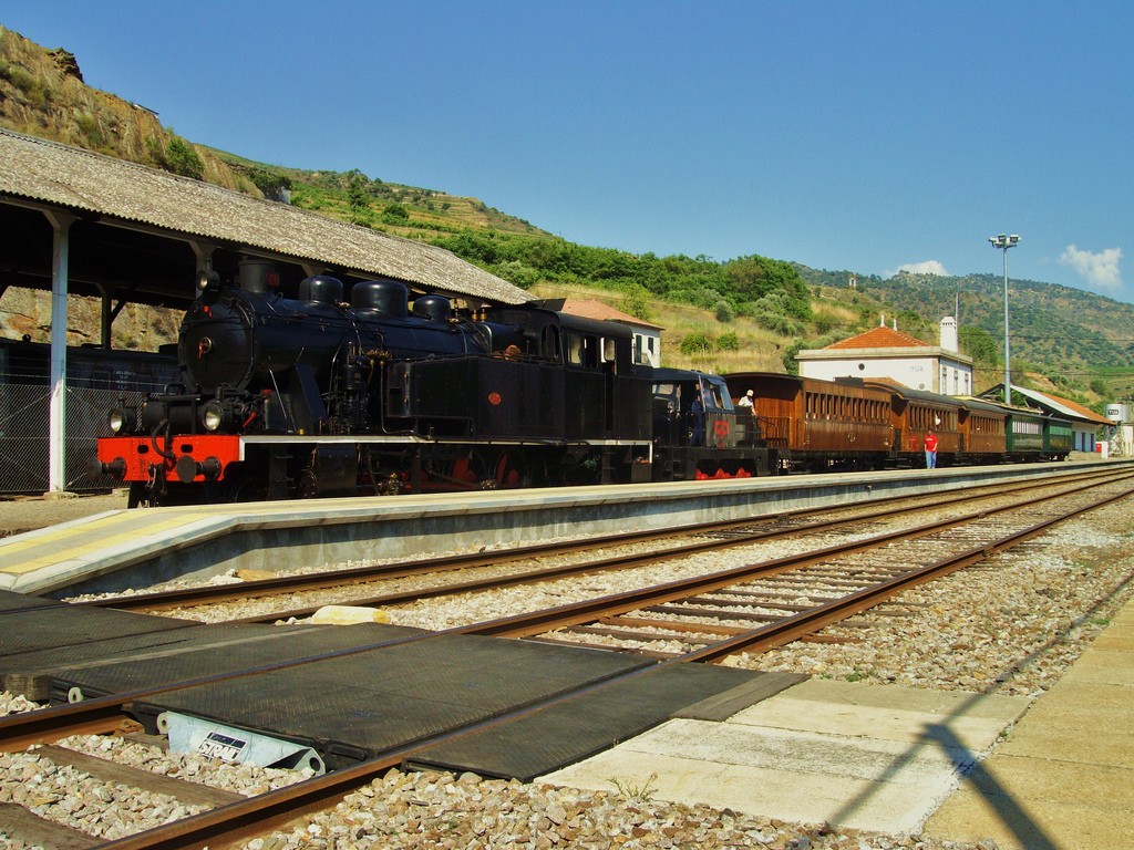 Un año más, el tren histórico del Duero se prepara para comenzar su temporada. Foto: André Marques.