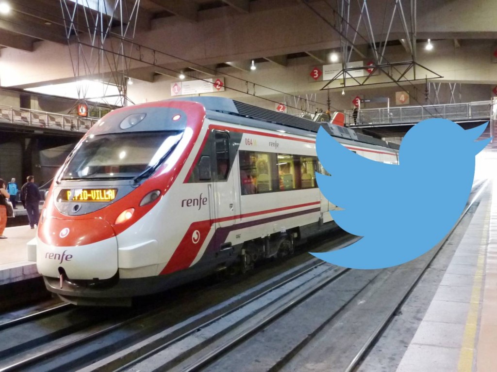 Cercanías Madrid se sube al tren de Twitter para informar a los viajeros en tiempo real.