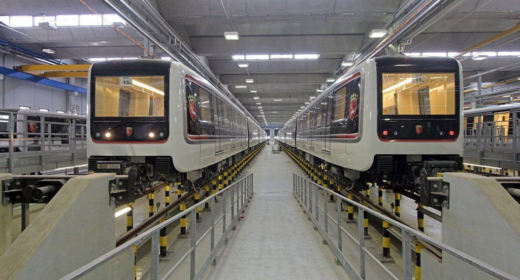 Imagen de los trenes que circularán en la línea C del metro de Roma. Foto: Corriere della Sera.