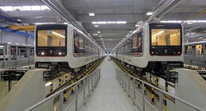 Imagen de los trenes que circularán en la línea C del metro de Roma. Foto: Corriere della Sera.