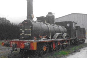 En imagen, la 2ª locomotora más antigua de España, que será restaurada por el Ayuntamiento de Pamplona. Foto: Pamplona actual.