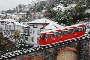 Comienza la celebración de los 100 años del Funicular de Artxanda. Foto: Julen Landa.