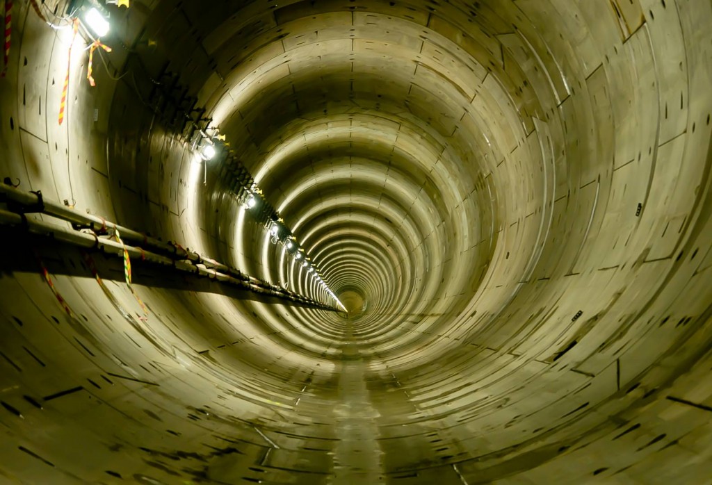 Interior del Túnel de Hallandsås. Foto: Sapp.