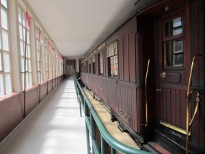 La réplica del vagón del armisticio que está expuesta actualmente en Francia. Foto: Blog de la clase de historia.