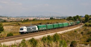 La instalación de ejes variables en los trenes de mercancías les permitirá circular por una red más amplia. Foto: Eldelinux.