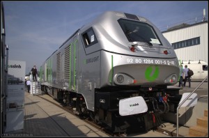 La locomotora Eurolight, diseñada y producida por Vossloh España, ha resultado ser un producto estrella. Foto: Tegeler.