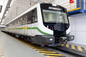 Una de las unidades entregadas anteriormente al metroo de Medellín. Foto: ©CAF.