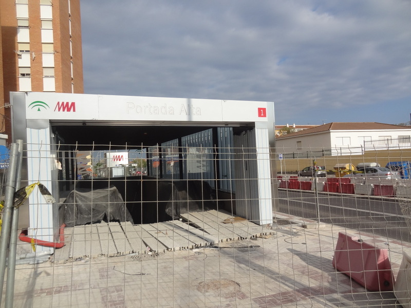La construcción del metro de Málaga ha estado marcada por los continuos retrasos. Foto: Tiago Rolinho.
