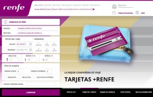 La renovada web de Renfe viene cargada de novedades. Foto: Renfe.