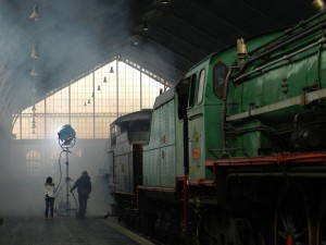 La estación de Delicias mantiene una estrecha relación con el mundo del cine. Foto: Museo del Ferocarril de Madrid.