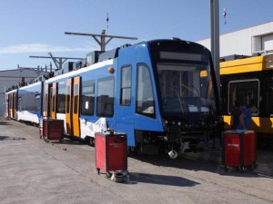 El tren-tranvía de Sheffield, cuyos vehículos están siendo terminados por Vossloh España, es el primer proyecto de estas características en Reino Unido. Foto: mwmbwls.