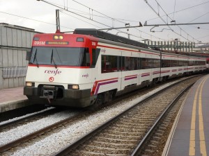 La 446-048 en la estación de Ramón y Cajal de Madrid. Foto: Miguel Bustos.