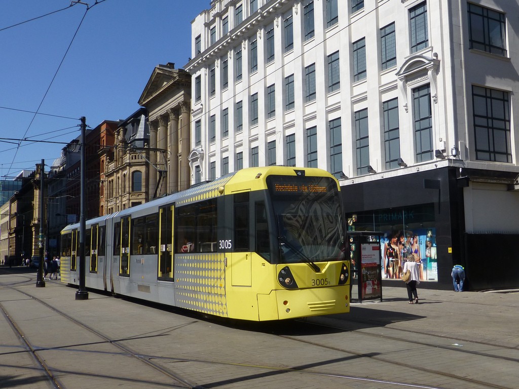 Ferrovial es una de las candidatas a operar el tranvía de Manchester, Metrolink. Foto: simon835.