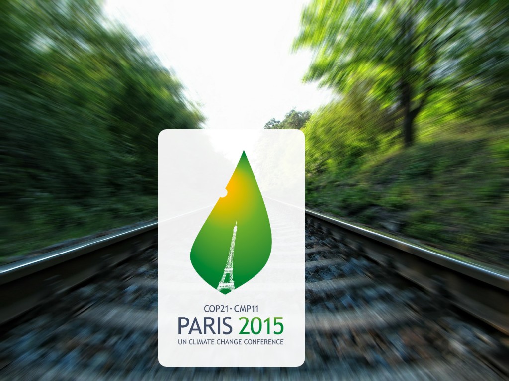 El ferrocarril, como medio eficiente y sostenible, debe y puede convertirse en el principal eje en la Cumbre de París - COP21 para solucionar los problemas de transporte.