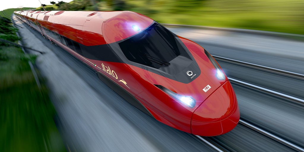 El morro del nuevo Pendolino es el rasgo más característico del tren. Foto: © Alstom.