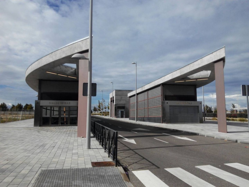 Parece que, finalmente, la estación de Valdebebas entrará en servicio, aunque no tendrá acto de inauguración oficial. Foto: El Intercambiador.