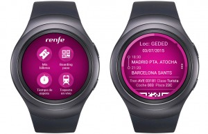 Como se ve en la imagen, los usuarios de la versión smartwatch de RenfeTicket pueden acceder a toda la información necesaria sobre su billete. Foto: TecnoAffinity.