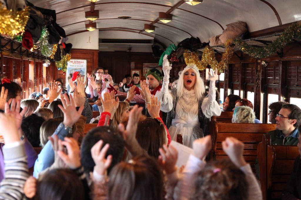 Como en otros años, durante 2015 el tren contará con animaciones a bordo. Foto cortesía del Museo del Ferrocarril.