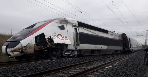 TGV descarrilado en Ingenheim