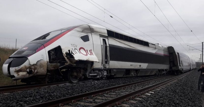 TGV descarrilado en Ingenheim