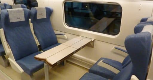 Interior de un tren Avant, en el que se implantará el billete personalizado