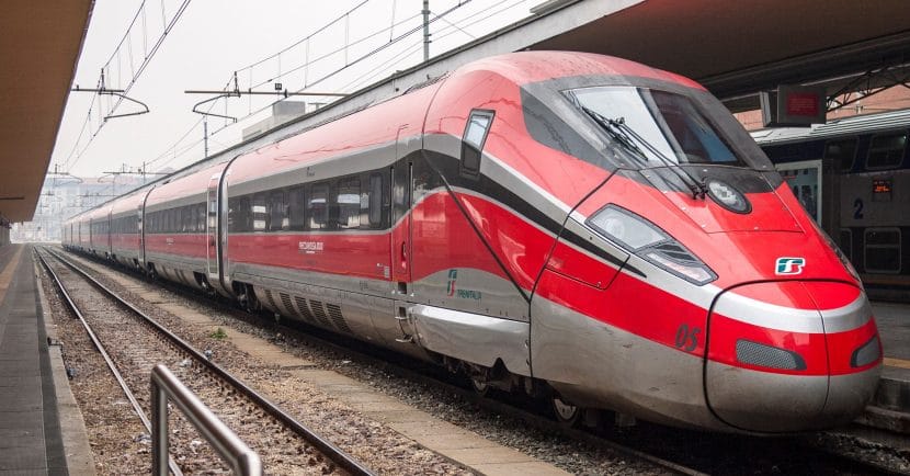 Zefiro V300 de Trenitalia, como el que usará ILSA en España, estacionado en Turín. Foto (CC BY NC SA): Stefano Bertolotti