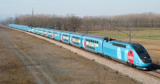 Tren Ouigo de SNCF, servicio en el que se basará el Falbalá de Rielsfera. Foto (CC BY NC SA): Sylvain Bouard