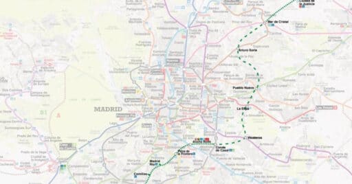 Proyecto de ampliación de la línea 11 del metro de Madrid.