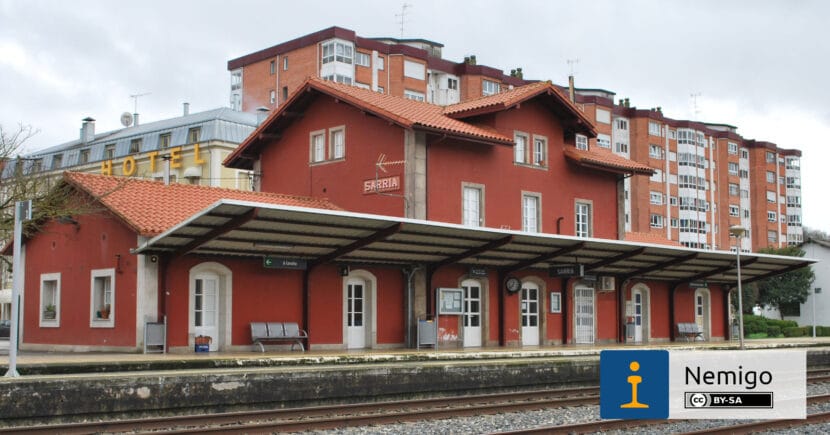 La estación de Sarriá pasará a estar electrificada tras las obras autorizadas por el Gobierno