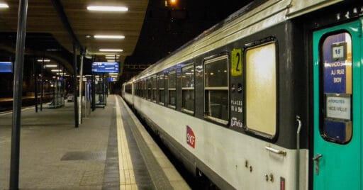 Intercité de nuit destino Niza en la estación de Luxemburgo. TIMON91
