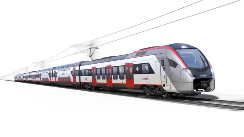 Imagen general de un Stadler KISS de 200 metros para Renfe Cercanías. STADLER.