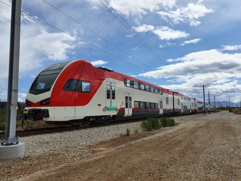 Stadler KISS de Caltrain en pruebas en Salt Lake City (2). CALTRAIN.