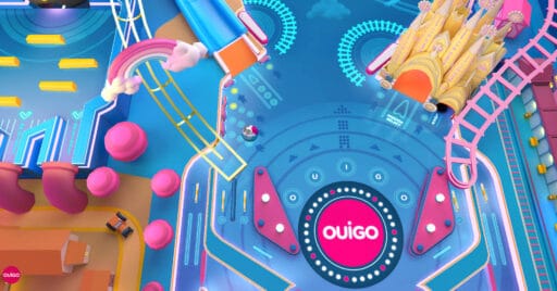 Juego pinball Let's Play de Ouigo